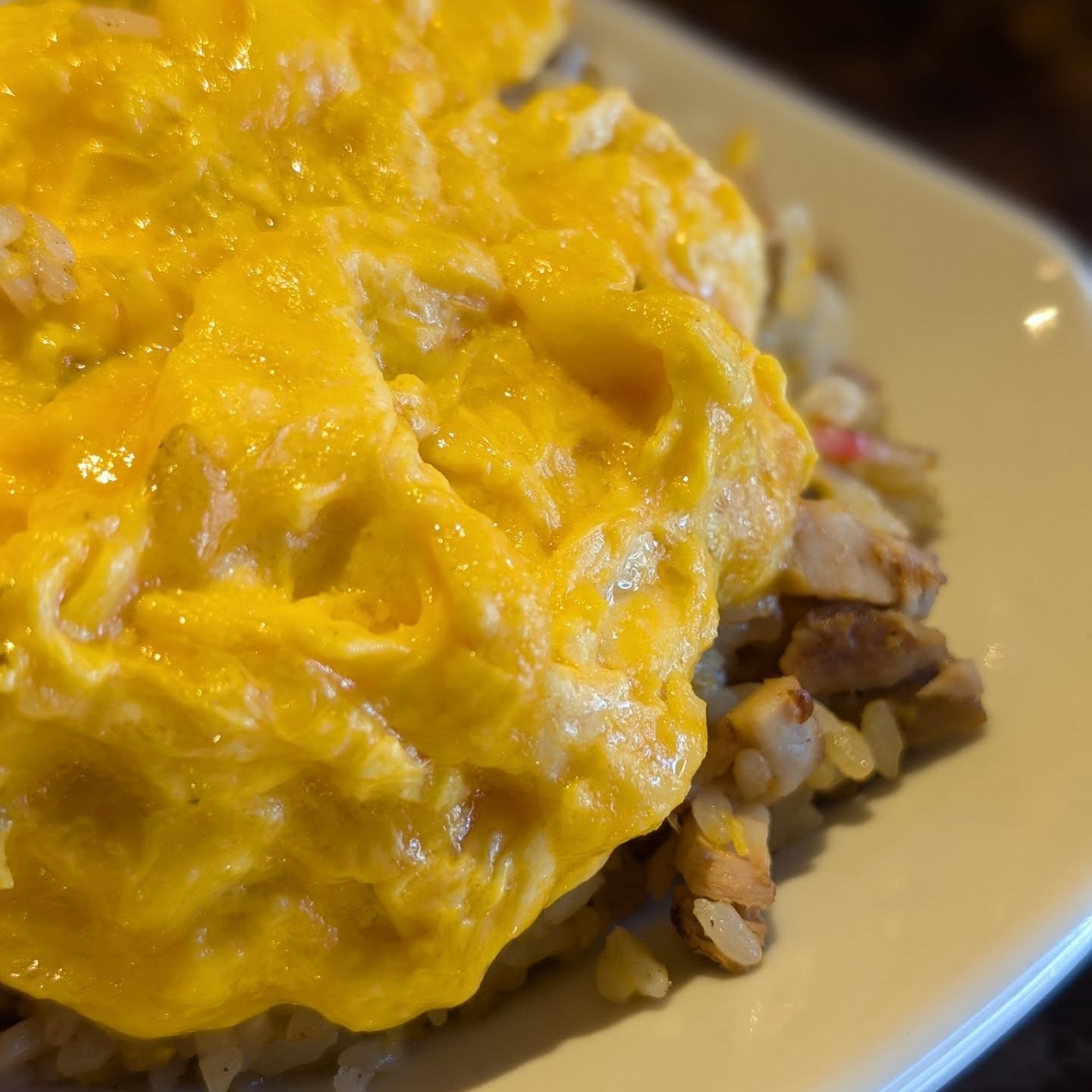 ここでしか食べられないふわとろ卵チャーハン
