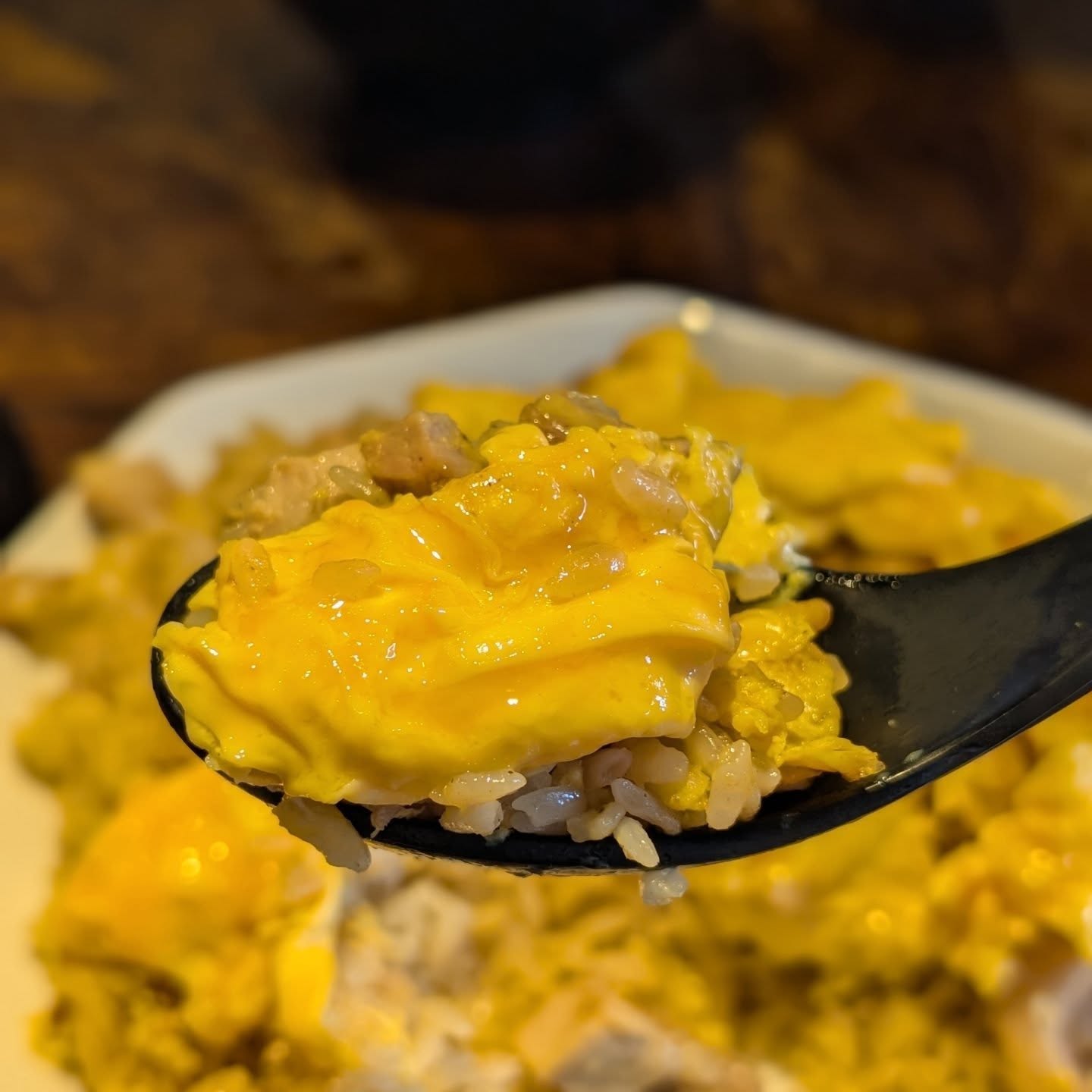 ここでしか食べられないふわとろ卵チャーハン
