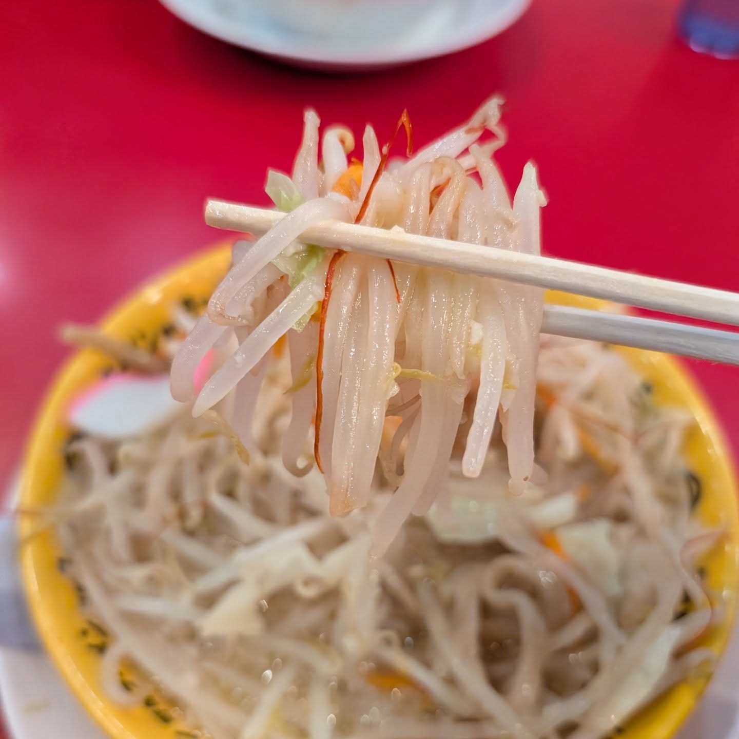 食べ応え抜群の山盛りタンメン!