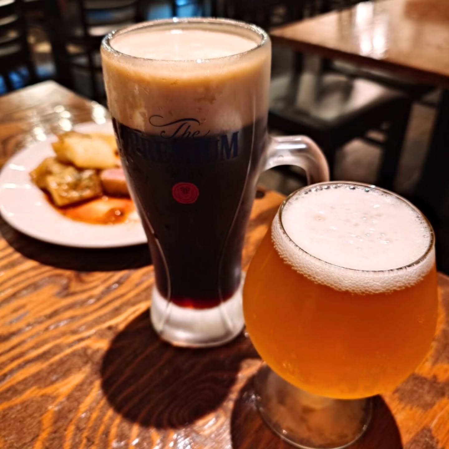 オシャレな内装で落ち着く雰囲気のビアホール